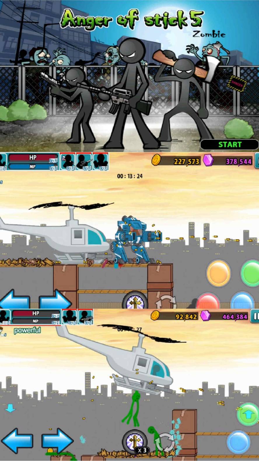 愤怒的火柴人5无限金币版玩起来-游乐堂